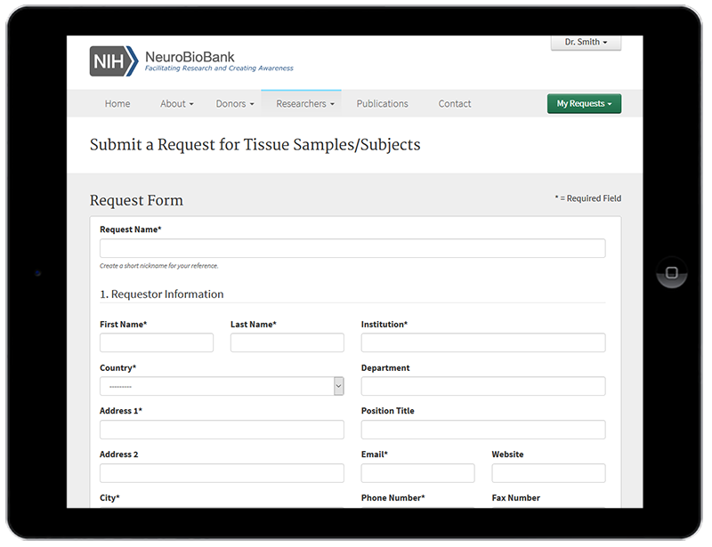 Flexible Request Forms